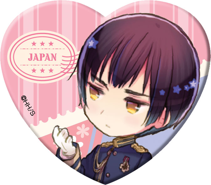 ヘタリア World☆Stars」ラメアクリルバッジ Vol.2｜メディコス