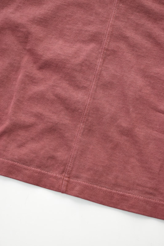 SALE!】kontor (コントール) Pigment Dyed Dolman Sleeve Tee [BORDEAUX]