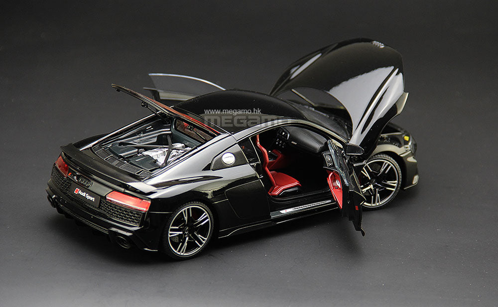 1/18 Kengfai AUDI R8 Spyder Coupe 2021 White Silver Nardo Grey