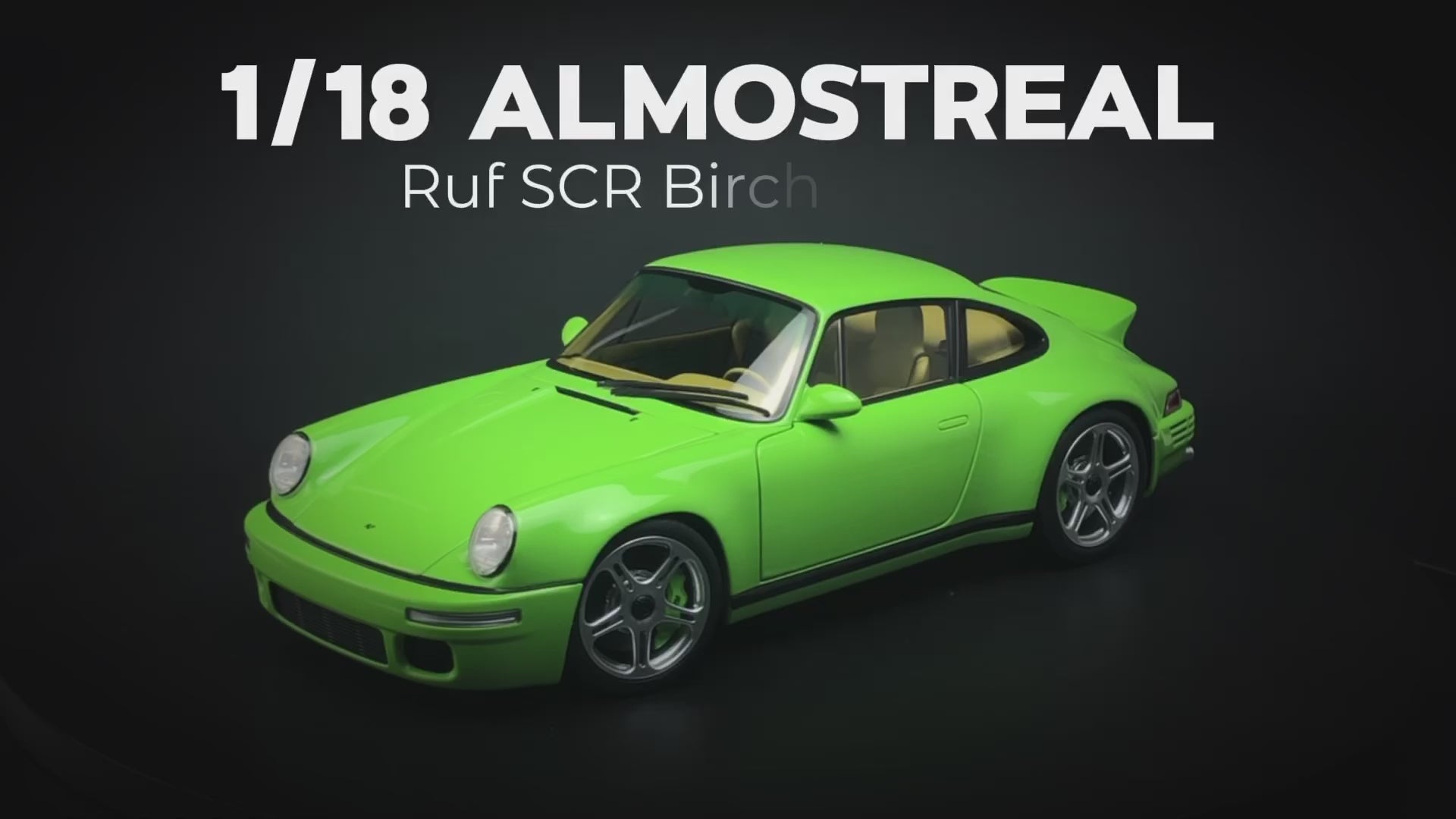 1/18 Almost Real RUF SCR CRT Porsche 911 Mexico Blue Blossom