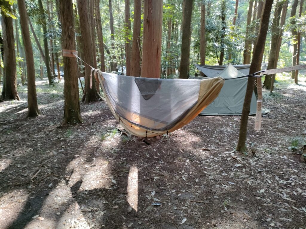 DODいつかのハンモック使用レビュー|ハンモック初心者でも簡単設営！最