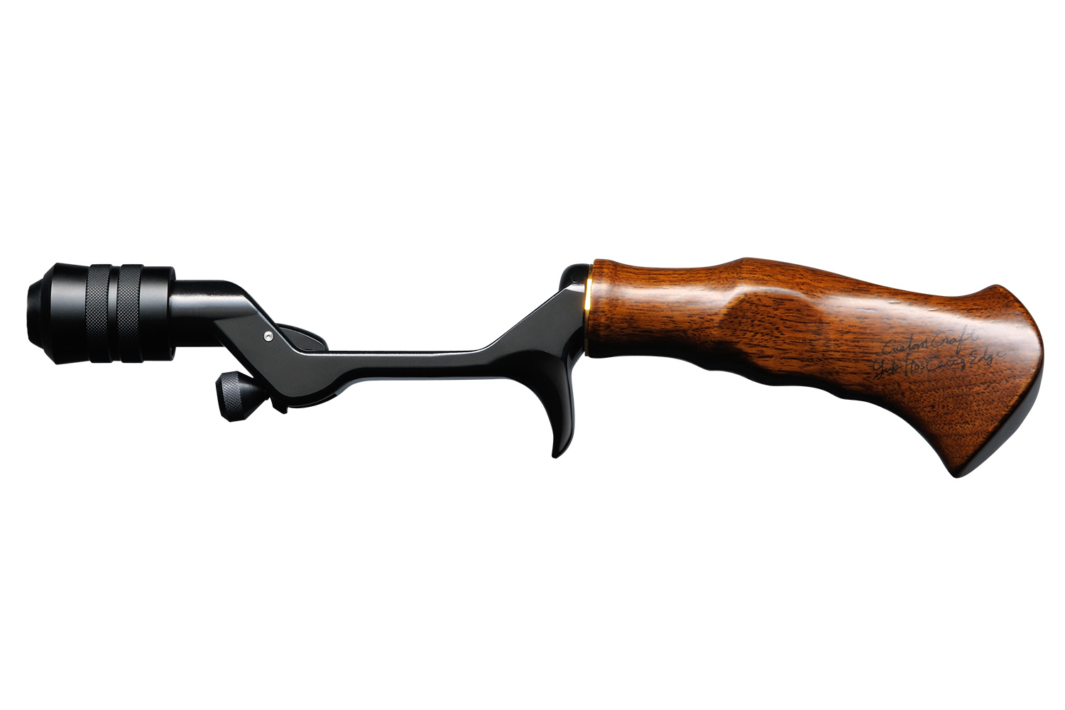 Hunting Black & Teak Wood Grip | Megabass-メガバス