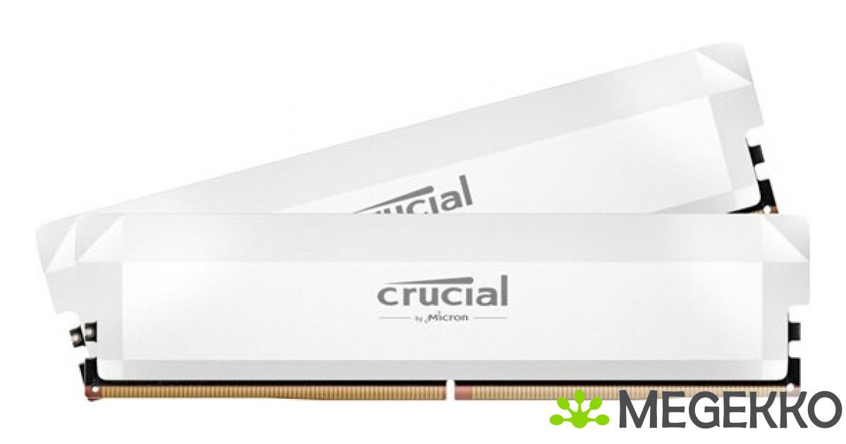 Megekko.nl - Crucial DDR5 PRO 2x16GB 6000 White CP2K16G60C36U5W