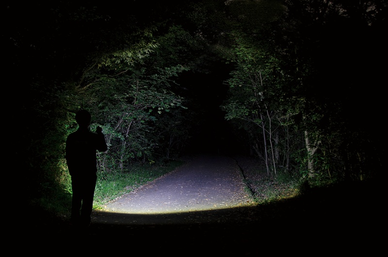 GENTOS LEDハンディライト FLP-2307 450lm IP64 閃 専用充電池 USB