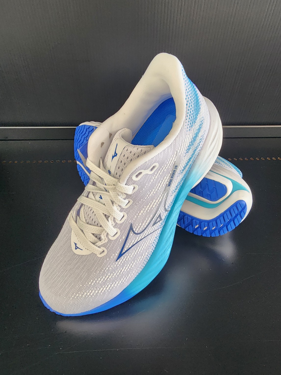 ウエーブライダー28（ホワイト×ブルー×ブルー) J1GD240321 ウィメンズ