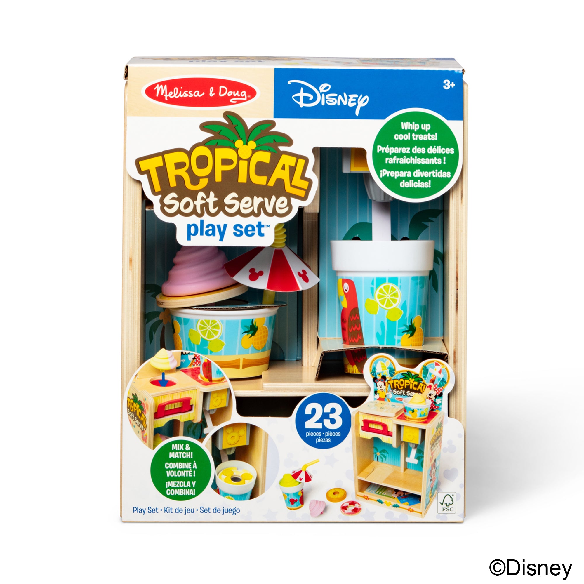 Disney Tropical Soft Serve Wooden Play Set