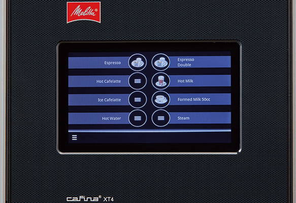 メリタ カフィーナ XT4 Touch | 業務用フルオートコーヒーマシン