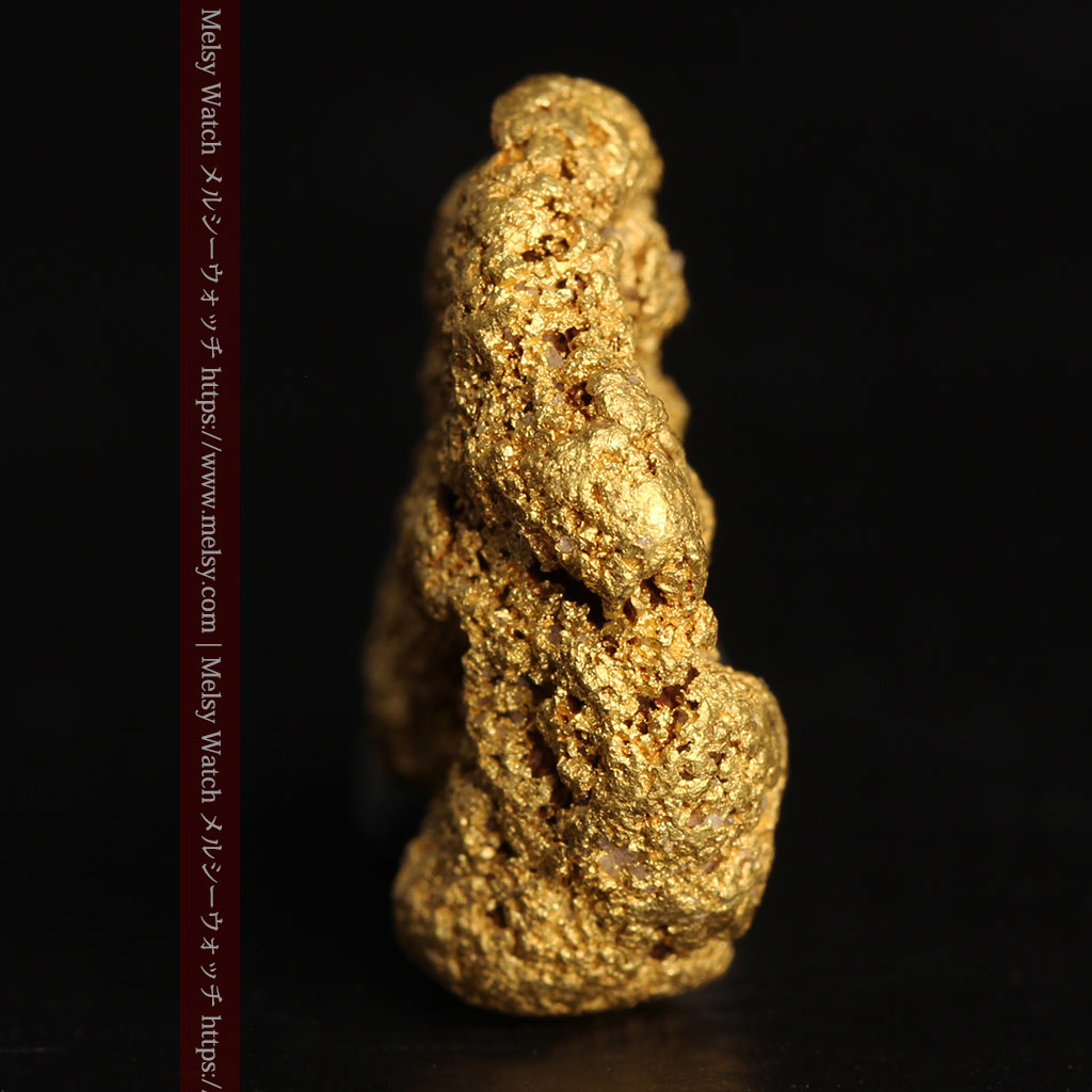 6.95gのきめの細かい凹凸が綺麗な西オーストラリア州産の自然金（販売