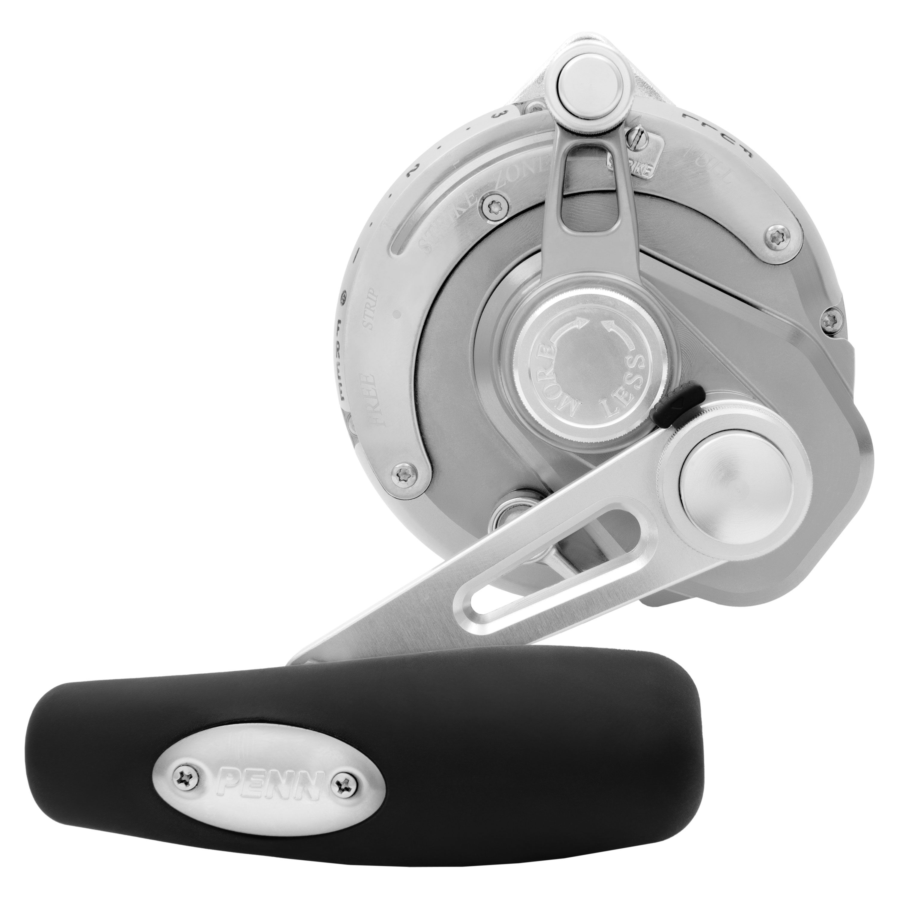 Penn 50VISXS International VISX Two Speed Reel - Silver - Melton