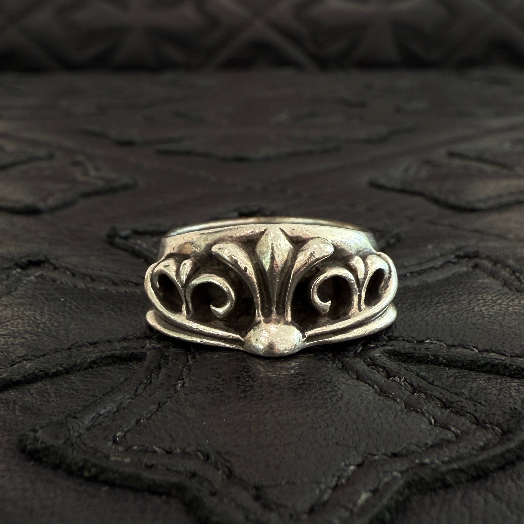 CHROME HEARTS Half Classic Keeper Ring Size 17号 クロムハーツ