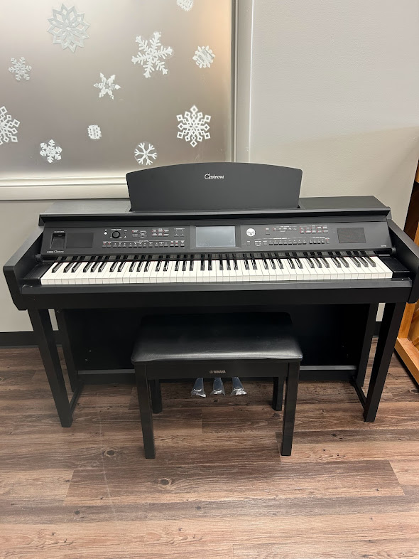Yamaha Clavinova CVP-705 Black Matte - SOLD - Menchey Music %