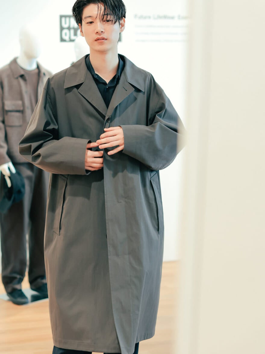 2025秋冬 ユニクロU オーバーサイズステンカラーコート ユニクロ公式