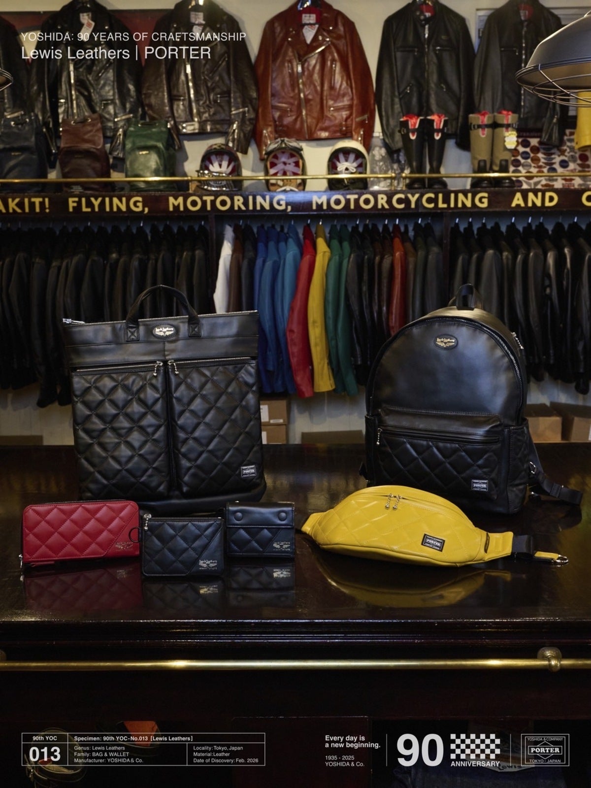 ポーター」と「ルイスレザーズ」がコラボ！オリジナルレザーを使用した