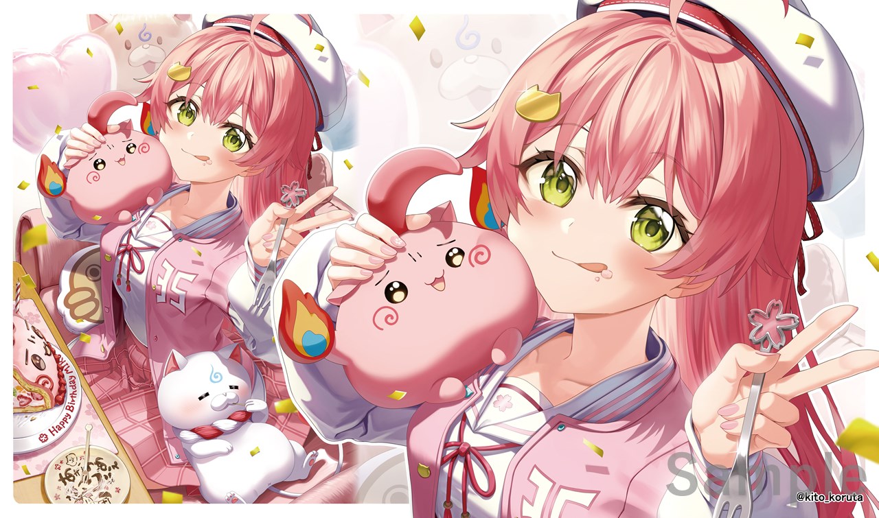 プレイマット「さくらみこ私服」 販売ページ｜ホロライブカード通販