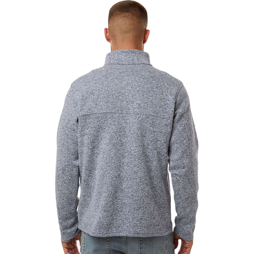 Columbia Men's Dark Mountain Heather Alto Pass Fleece Half Snap Pullov