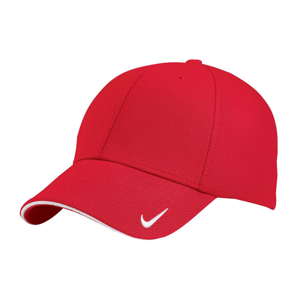Nike Golf Red Dri-FIT Mesh Flex Cap
