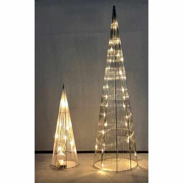 友愛玩具 LEDワイヤーモチーフツリー LEDワイヤーモチーフコーンツリー