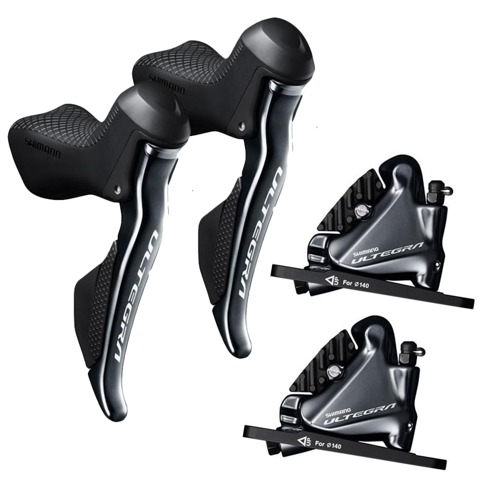 Shimano Ultegra R8070 Di2 Hydraulic Disc STI Levers & R8070 Flat