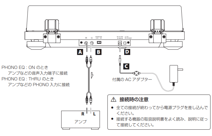 TEAC レコードプレイヤー(ターンテーブル) TN-280BT(交換針セット