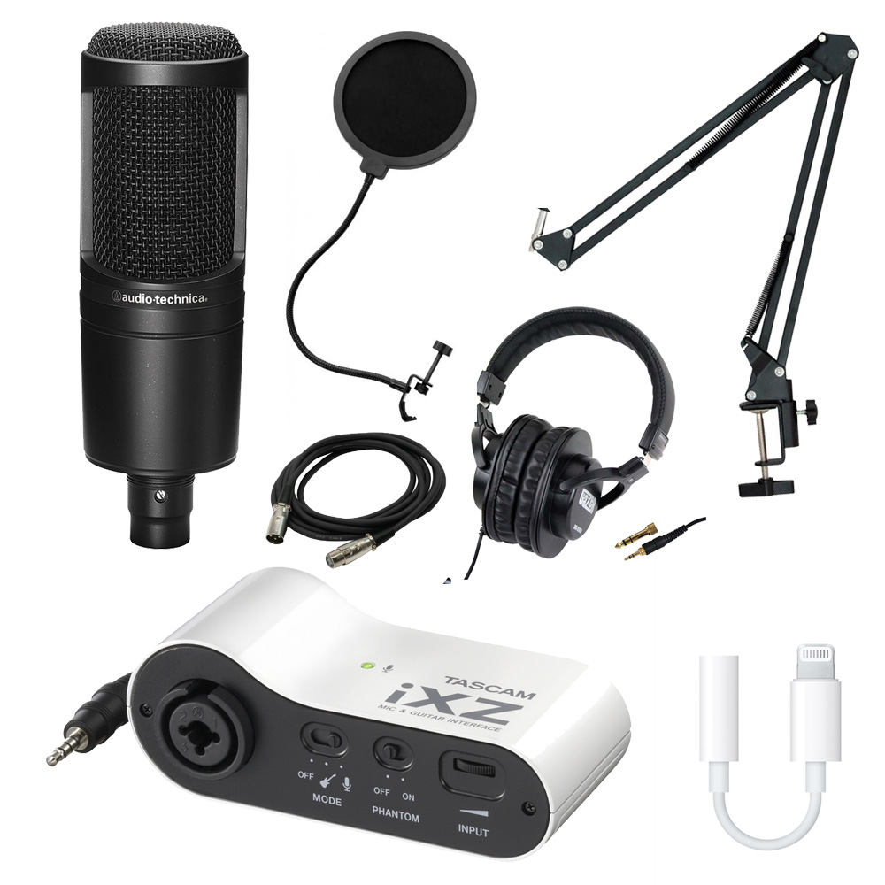 TASCAM オーディオ変換器 iXZ (iPhone接続ケーブル・audio-technica