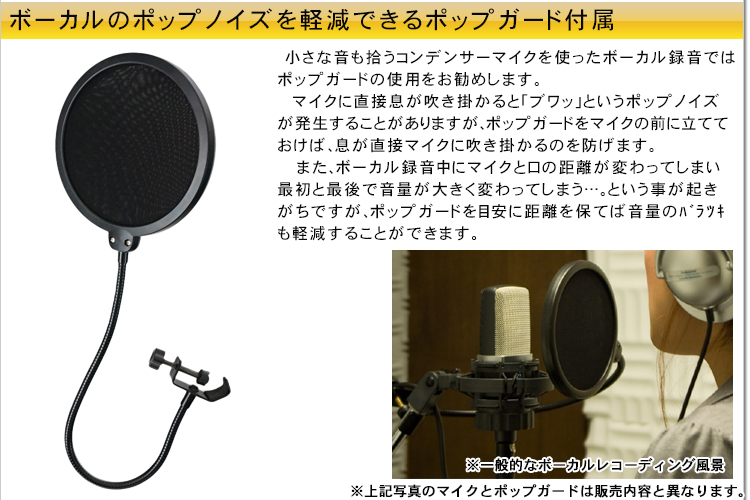 audio-technica コンデンサーマイク AT2035(ボーカル録音アクセサリ