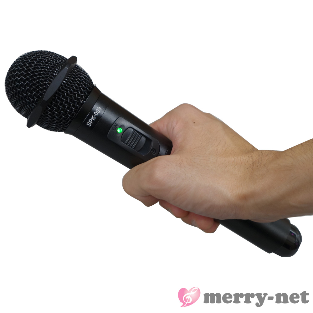 カラオケ マイマイク SOUNDPRUE 赤外線ワイヤレスマイクセット【福山