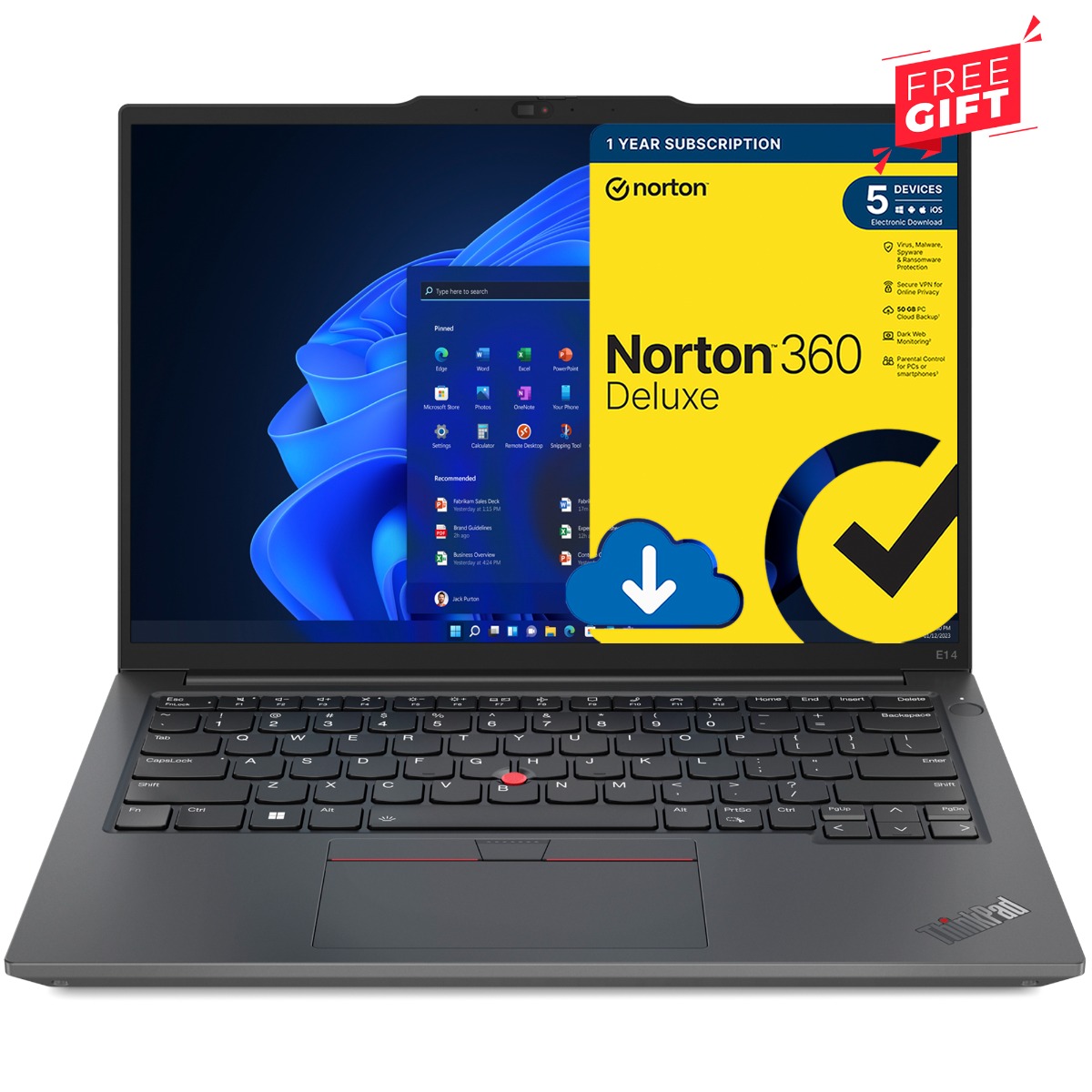 Lenovo ThinkPad E14 Gen 5 AMD Ryzen 3 7330U 16 GB RAM 256 GB SSD