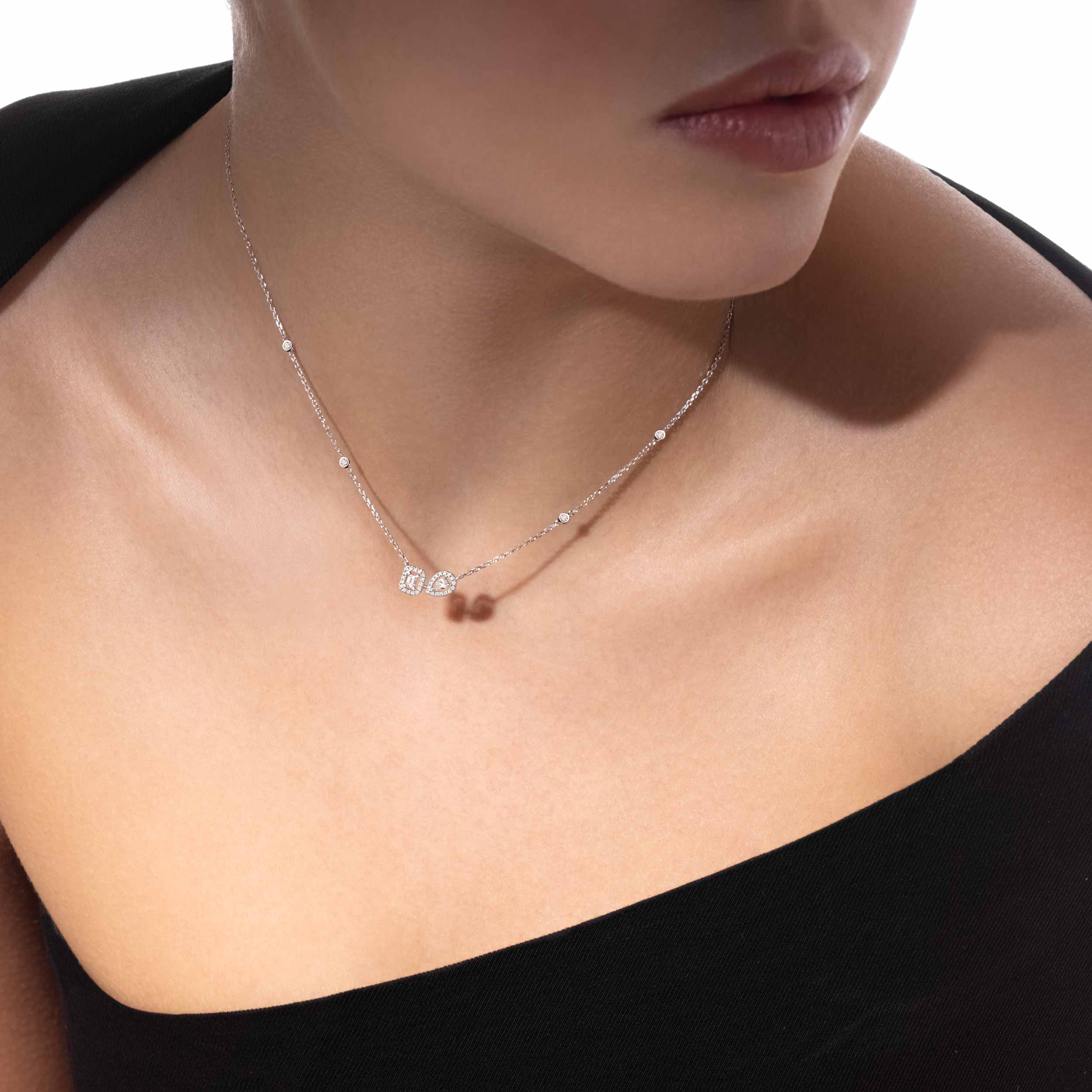 マイ ツイン》ホワイトゴールド ダイヤモンド ネックレス | メシカ