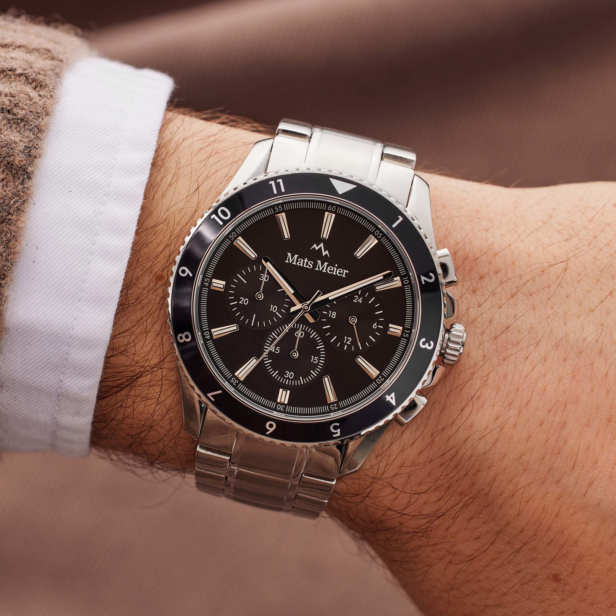 Ponte Dei Salti Mens Watch Silver – Mats Meier