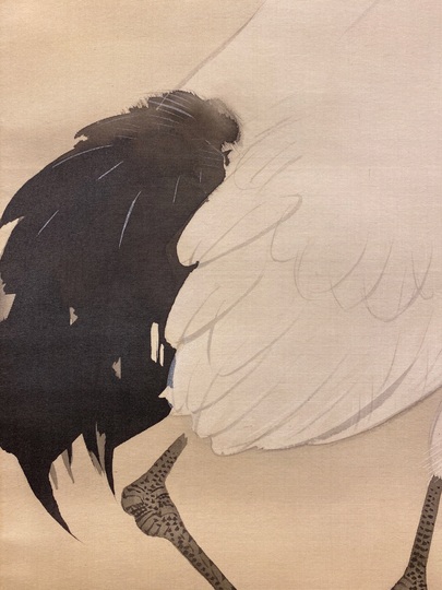 西山翠嶂 鶴｜古美術・掛け軸の販売・買取・鑑定-松本松栄堂