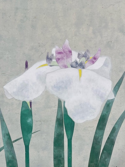 山口華楊 菖蒲｜古美術・掛け軸の販売・買取・鑑定-松本松栄堂