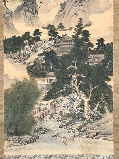 墨江武禅 蓬莱山｜古美術・掛け軸の販売・買取・鑑定-松本松栄堂