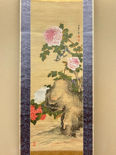 松本 勝 芍薬 日本5号 絵画 松本 勝 芍薬 日本画 5号 松本 勝 芍薬