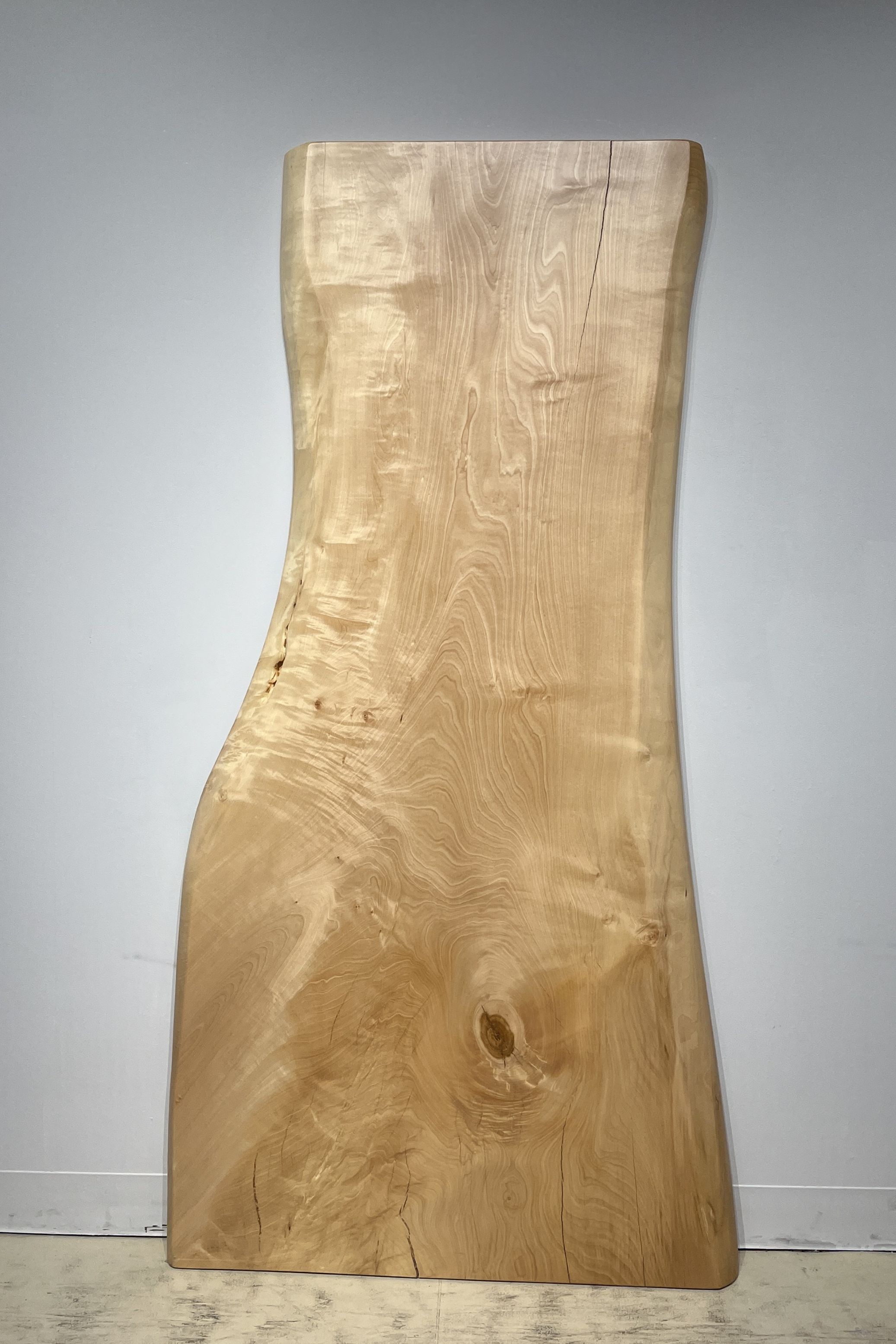 一枚板 栃（トチ）材テーブル用天板 1675×470~820mm 一枚板テーブル