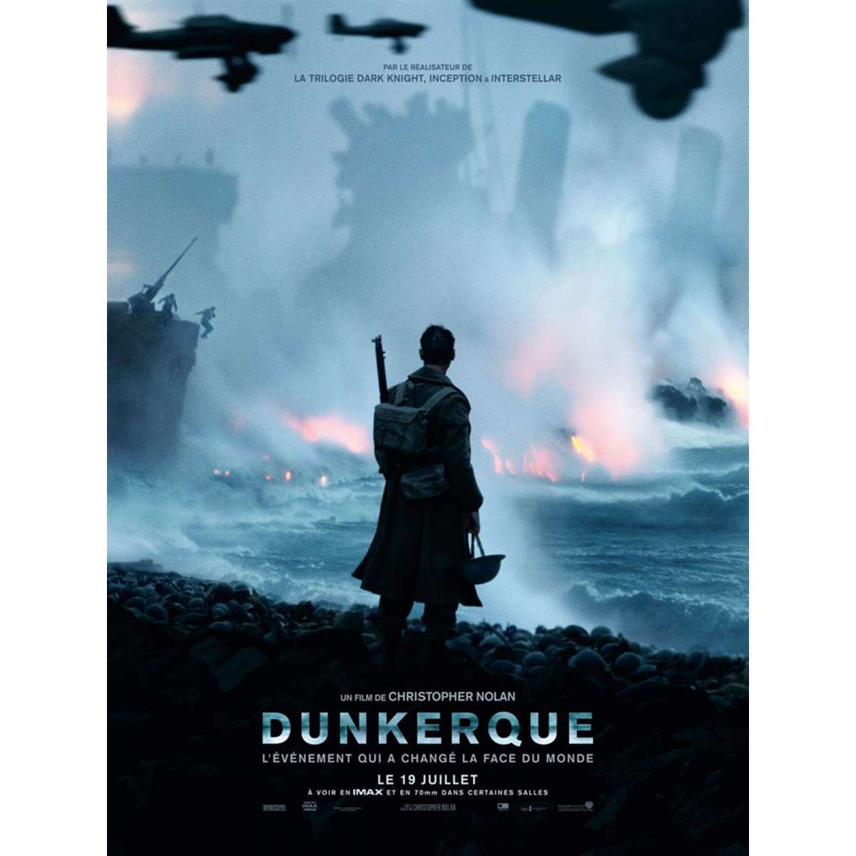 DUNKIRK Movie Poster 15x21 in.
