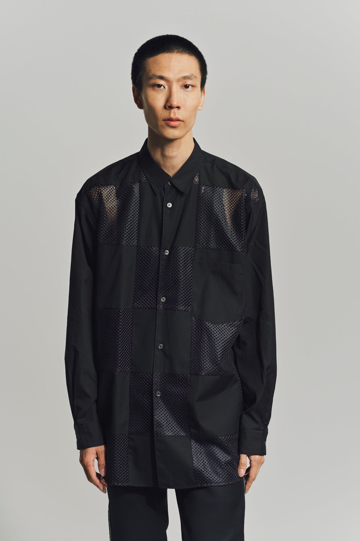 COMME DES GARCONS HOMME PLUS | BROAD/POLLY LONG SLEEVE SHIRT