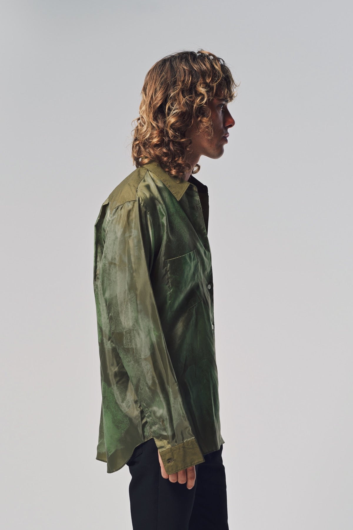 COMME DES GARCONS HOMME PLUS | TAFFETA LONG SLEEVE SHIRT