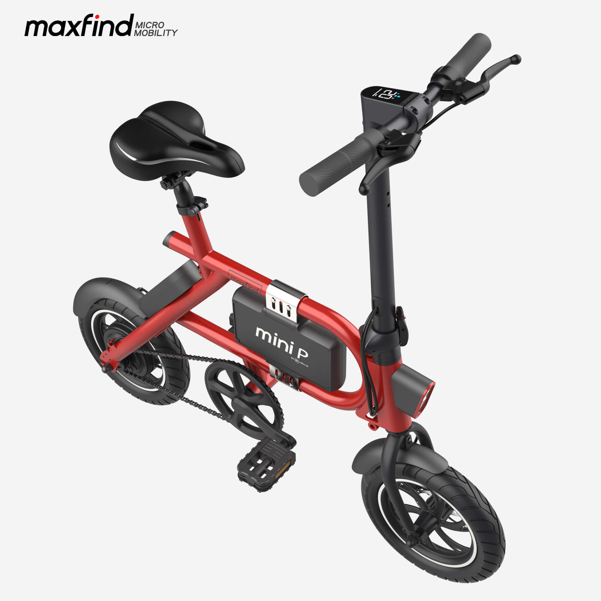 Compact Foldable Electric Mini Bike With Long Range Maxfind Mini P
