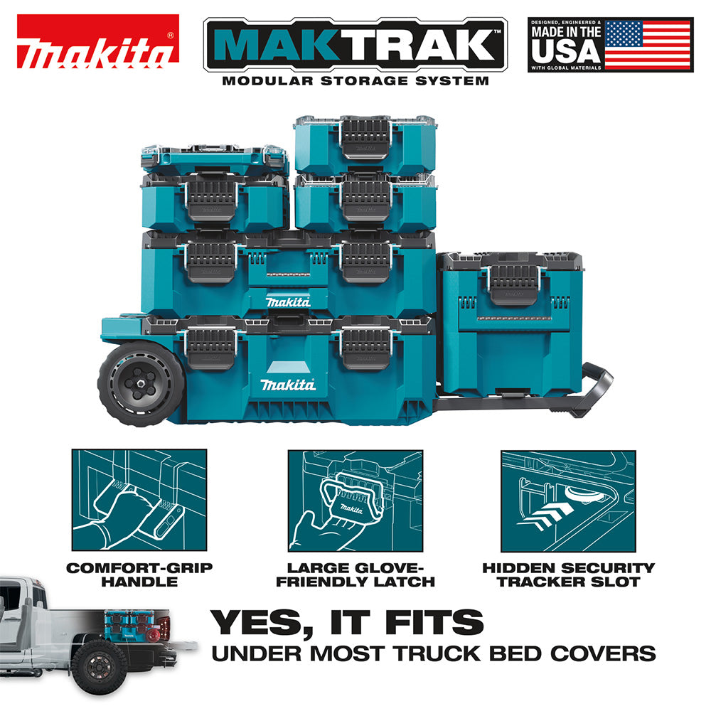 Makita T-90021 MAKTRAK Extra Large Extension Tool Box w/ 100 lbs