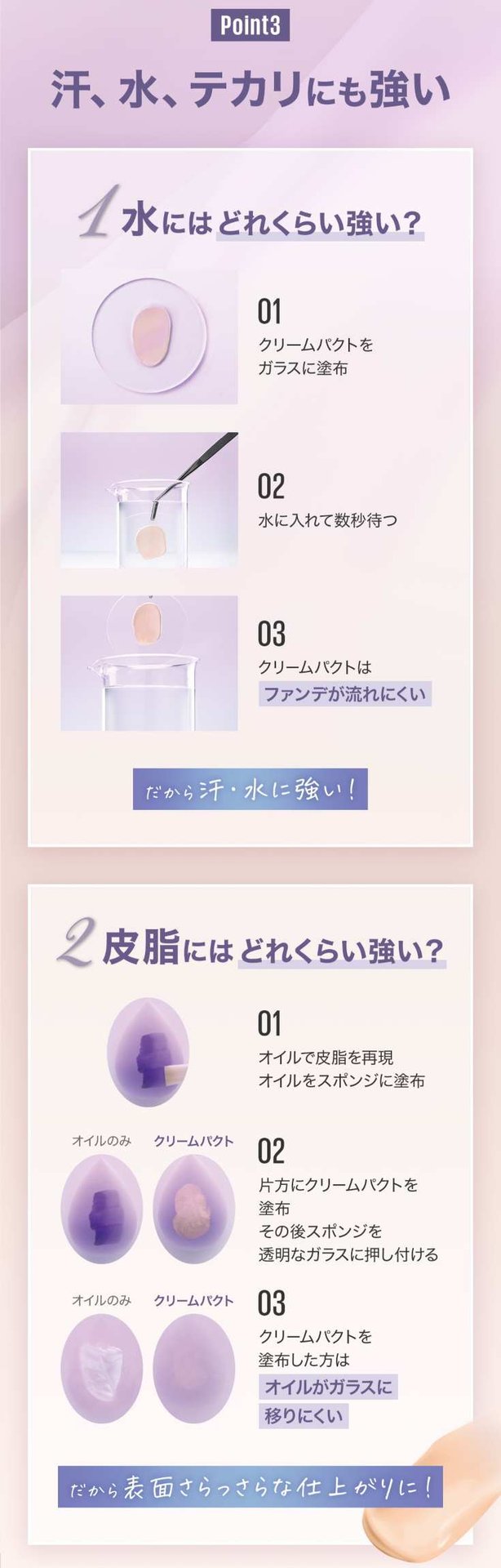 SPステイ クリームパクト ファンデーション |30時間。スキがないのに