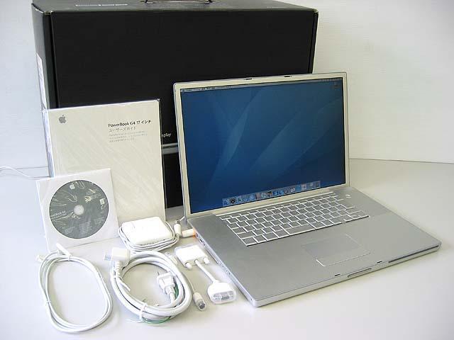 PowerBook G4 Aluminium 1.33GHz 17インチ M9110J/A(中古)-Macパラダイス-