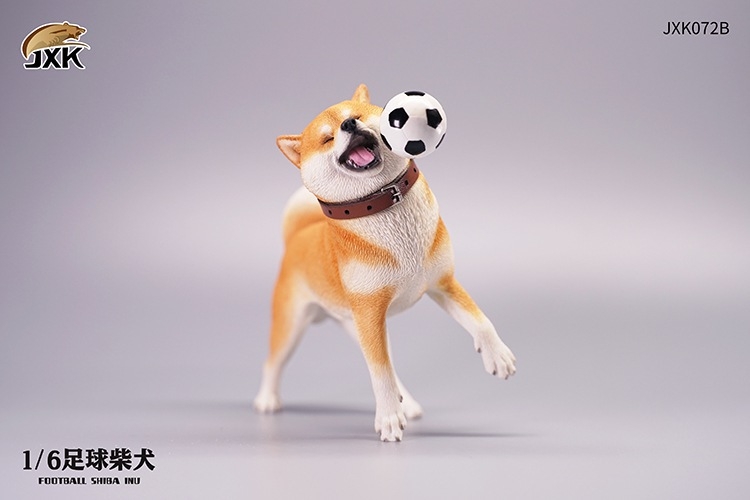 Shiba Inu Dog with Football (Beige) JxK Studio - Machinegun