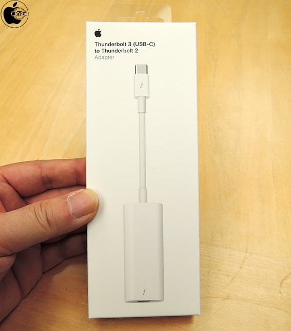 Apple「Apple Thunderbolt 3（USB-C）- Thunderbolt 2アダプタ」を販売