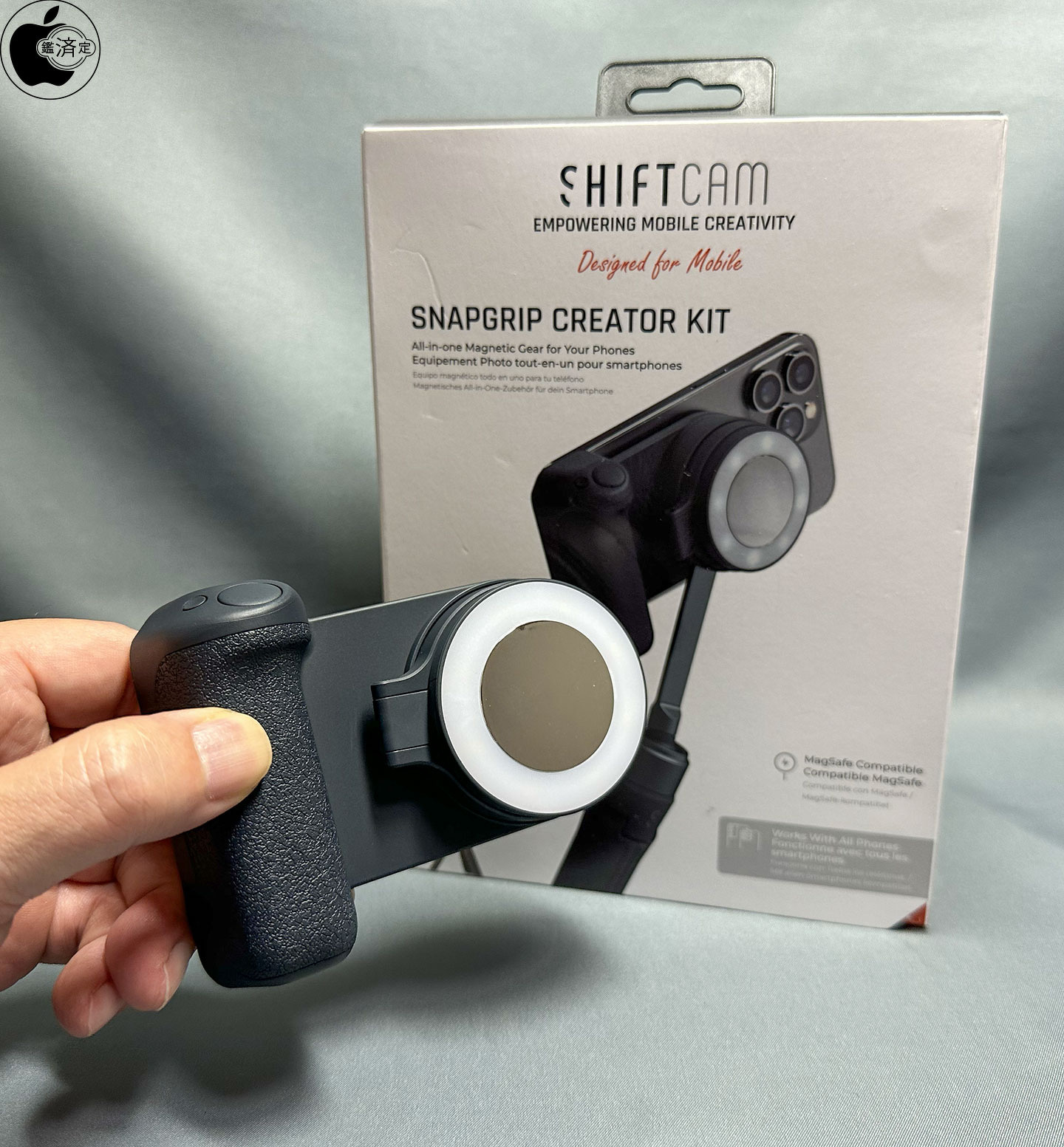 ShiftCam JapanのMagSafe対応ワイヤレスシャッター付iPhone用カメラ