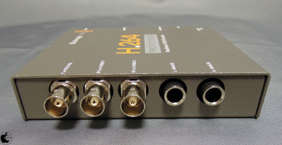 iPad 2のビデオミラーリング機能を利用し、Blackmagic DesignのH.264