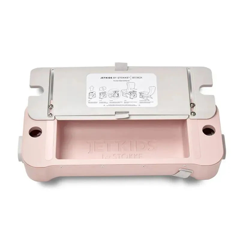 Stokke - Jetkids Bedbox 2.0 Ride-on Suitcase, Pink Lemonade