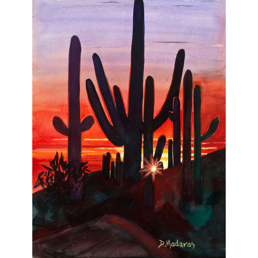 Sunset at Dove Mountain- Mini Canvas – Madaras Gallery