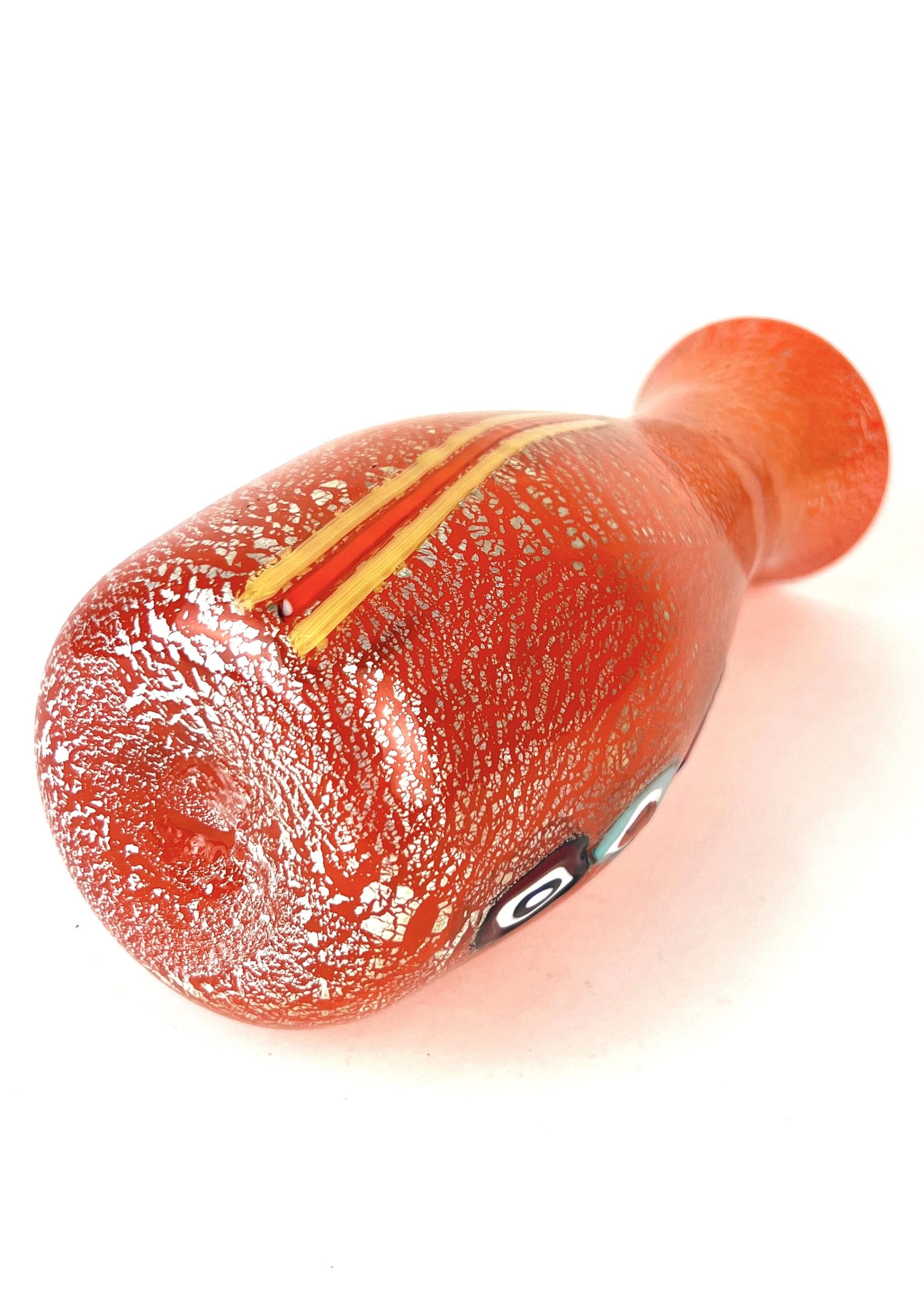 Sunset - Orange Murano Glass Jug 