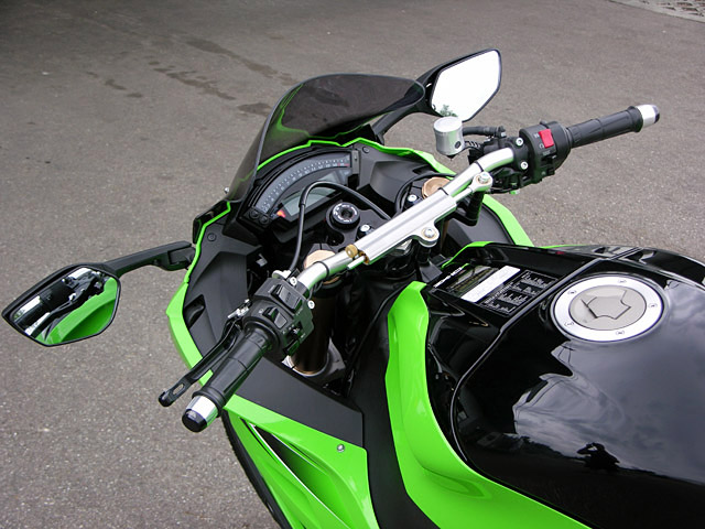 2011 カワサキZX-10R アップハン化 バーハンドルキット トップブリッジ
