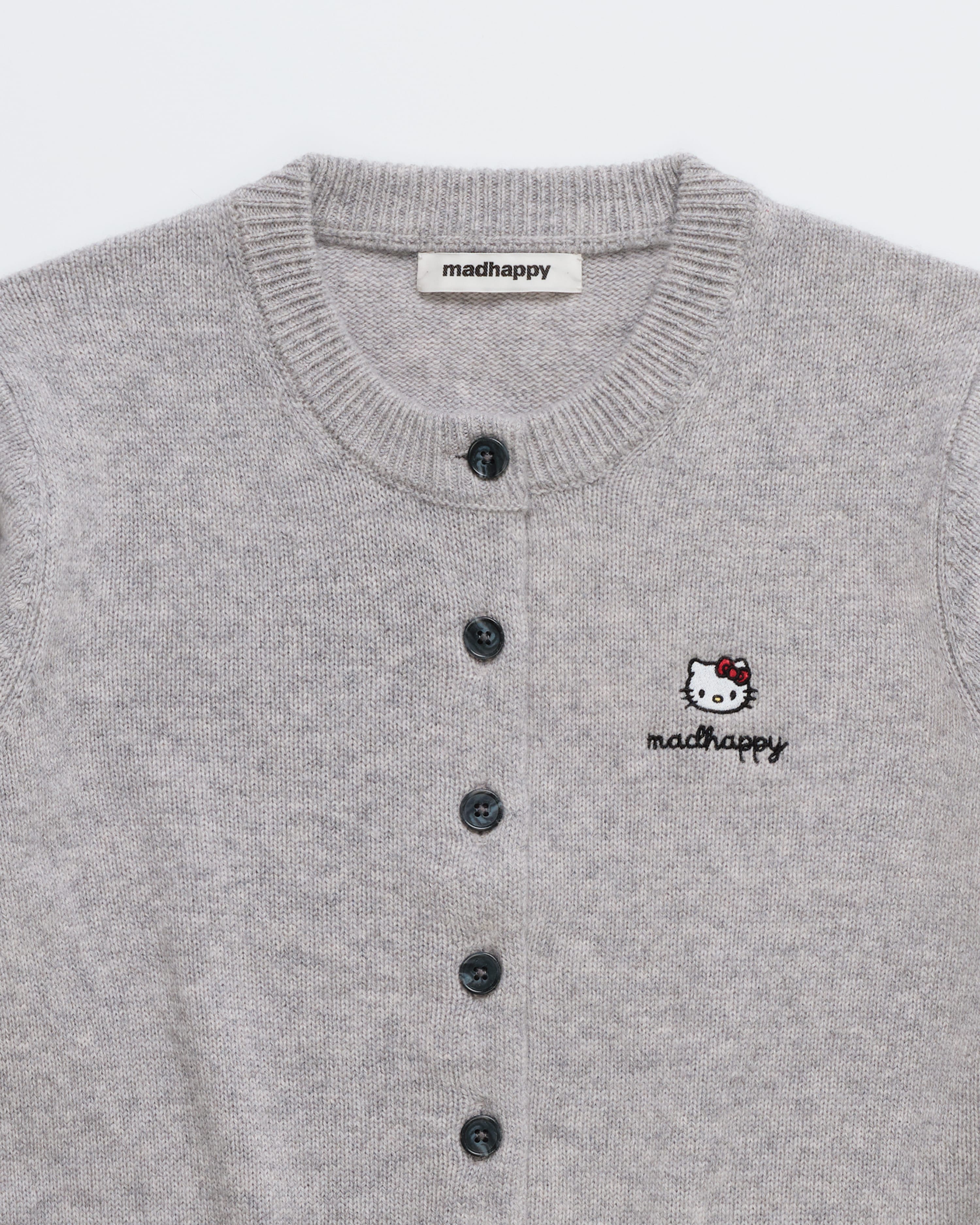 Hello Kitty Heart Crewneck Cardigan | Madhappy